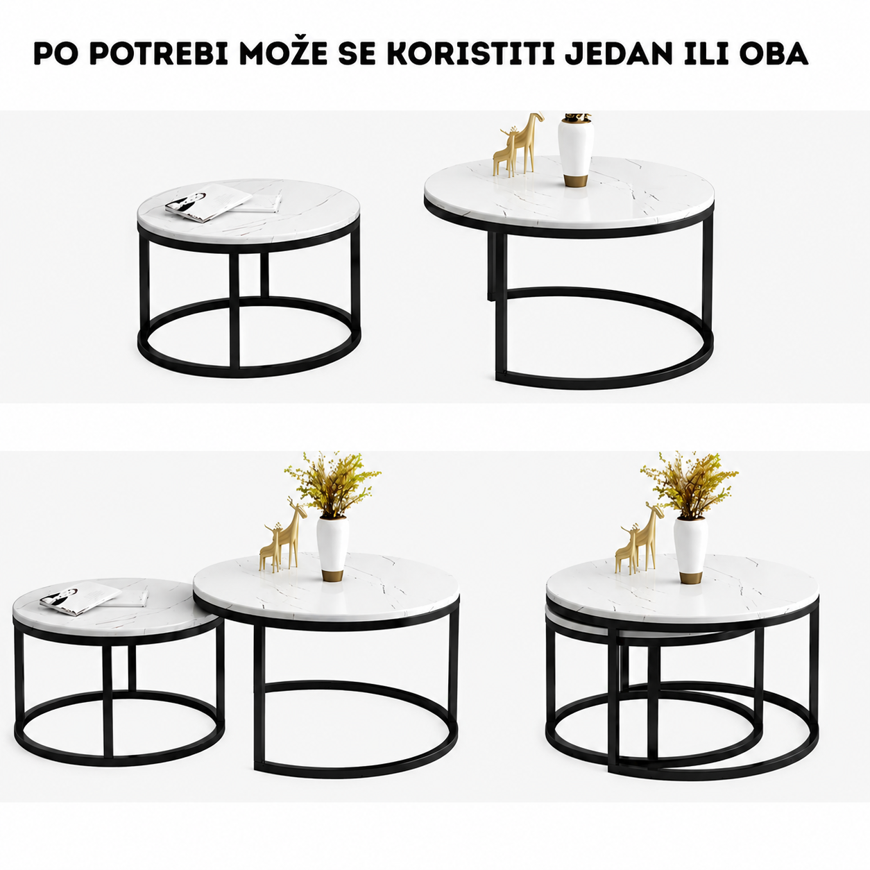 Okrugli stočići - Eliza