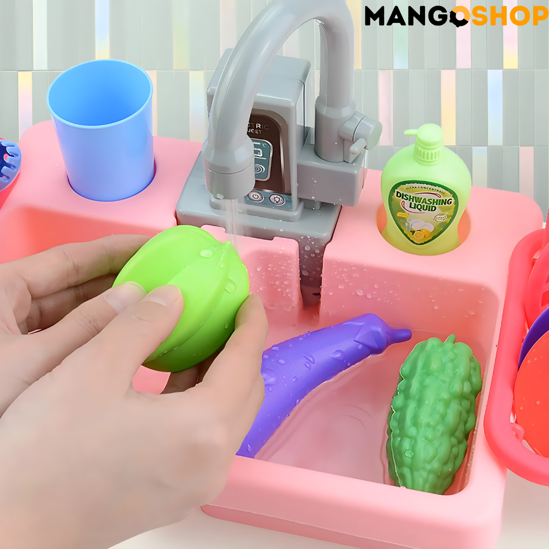 Decija sudopera na baterije sa toplom vodom - rs-mangoshop.com