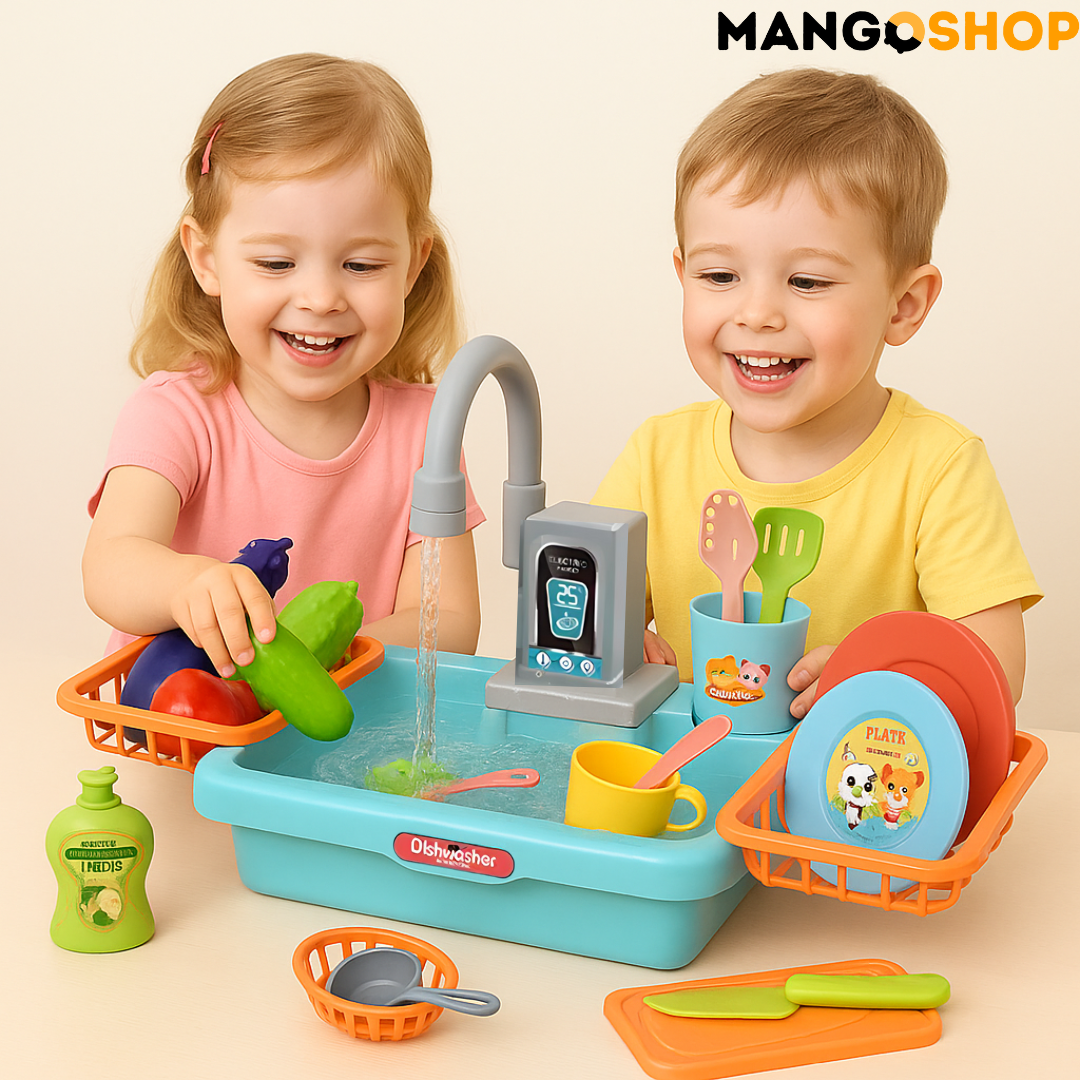 Decija sudopera na baterije sa toplom vodom - rs-mangoshop.com