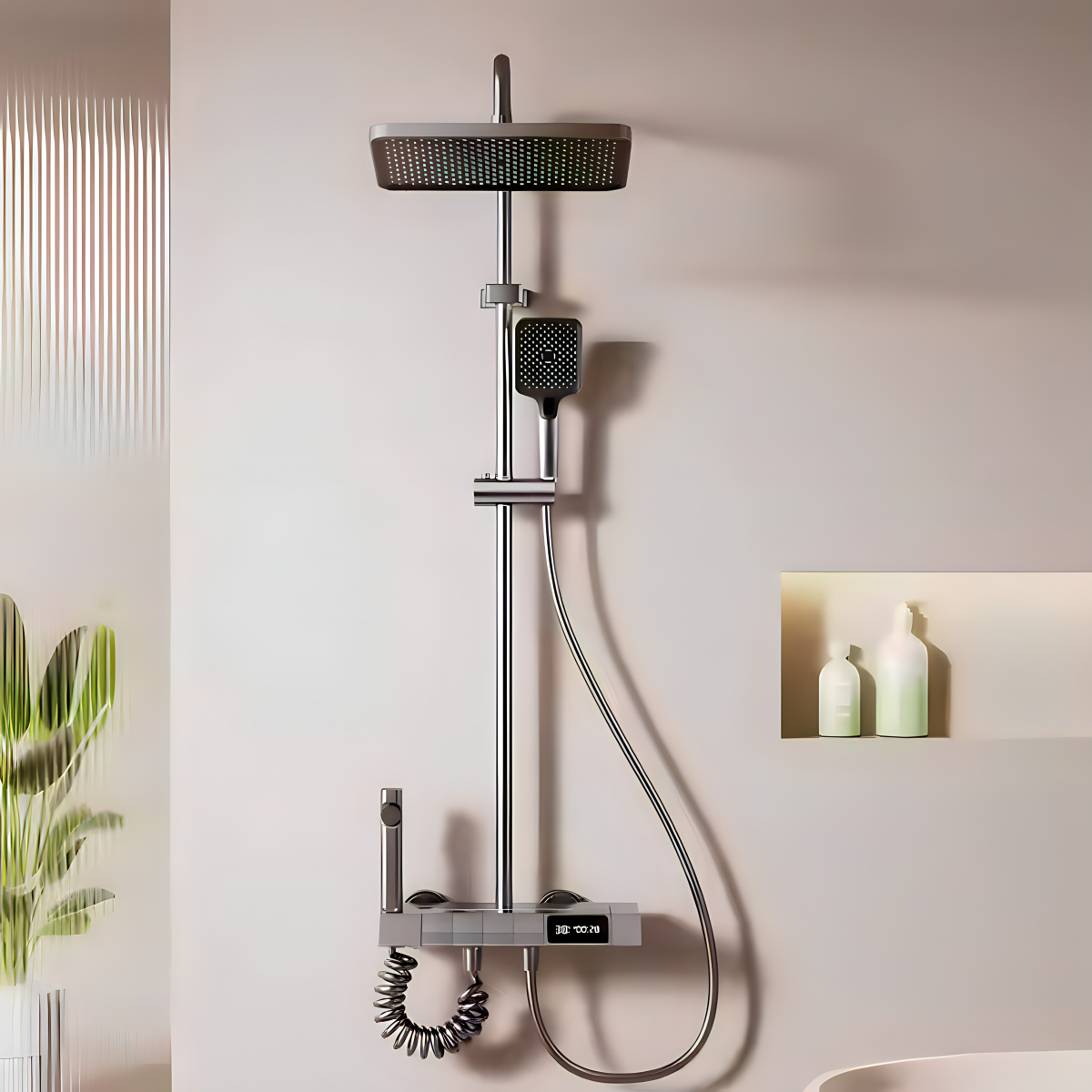 Luksuzni zidni tuš sa dodacima i displejom Img6 - rs-mangoshop.com