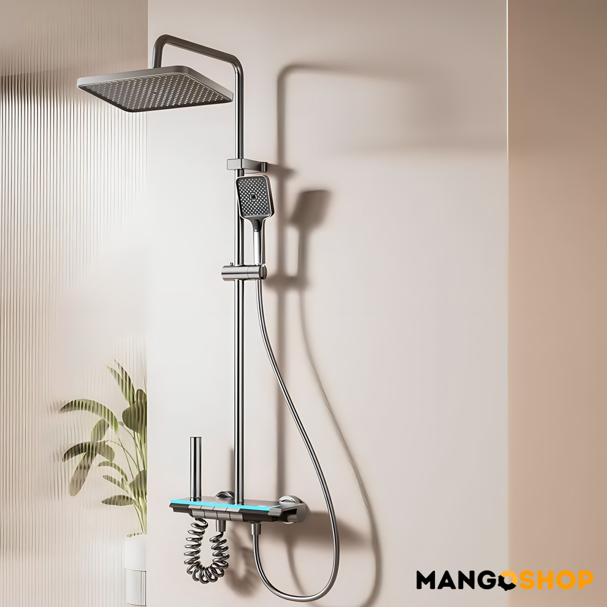 Luksuzni zidni tuš sa dodacima i displejom model 2 img3 - rs.mangoshop.com