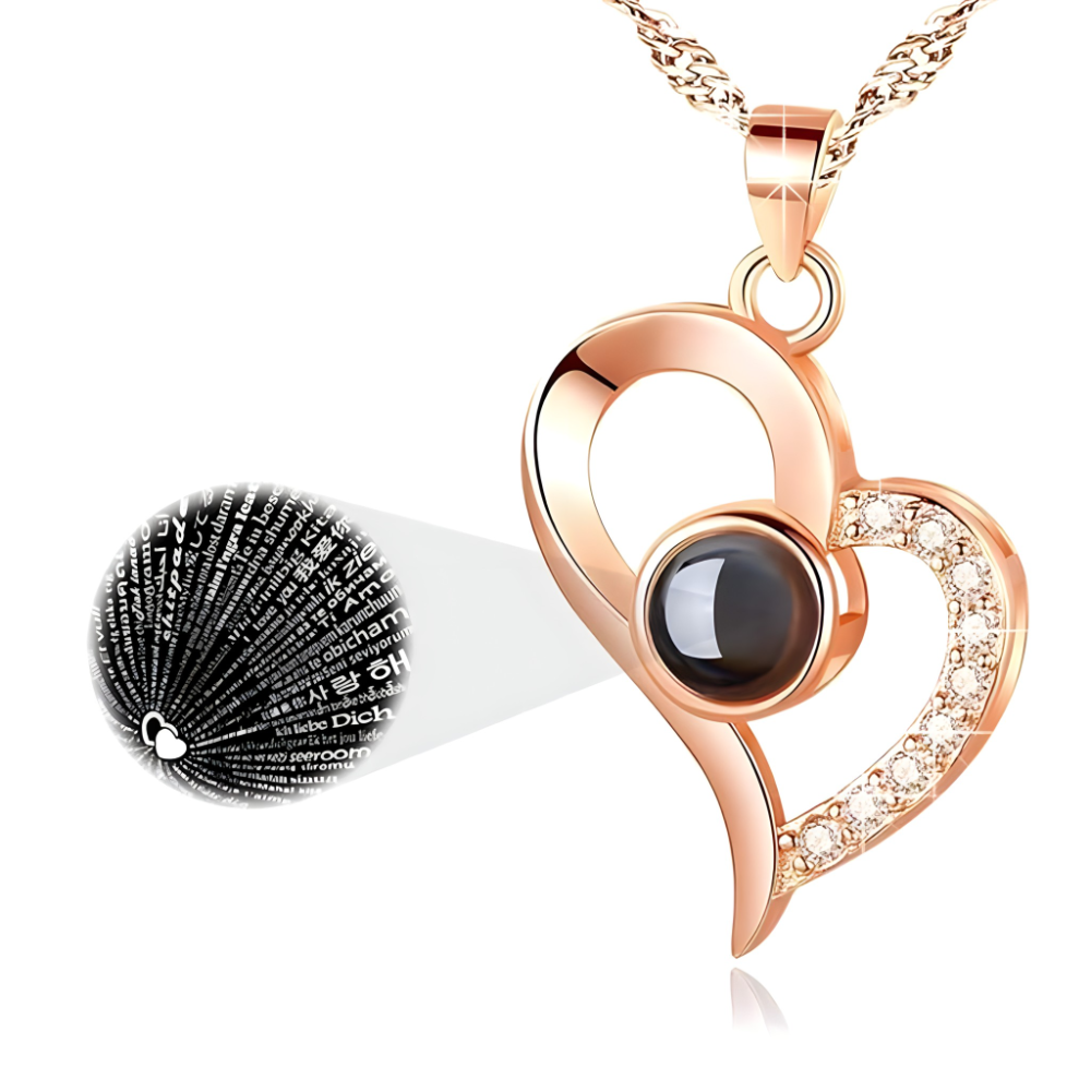 Ogrlica Volim te na 100 jezika - rs-mangoshop.com