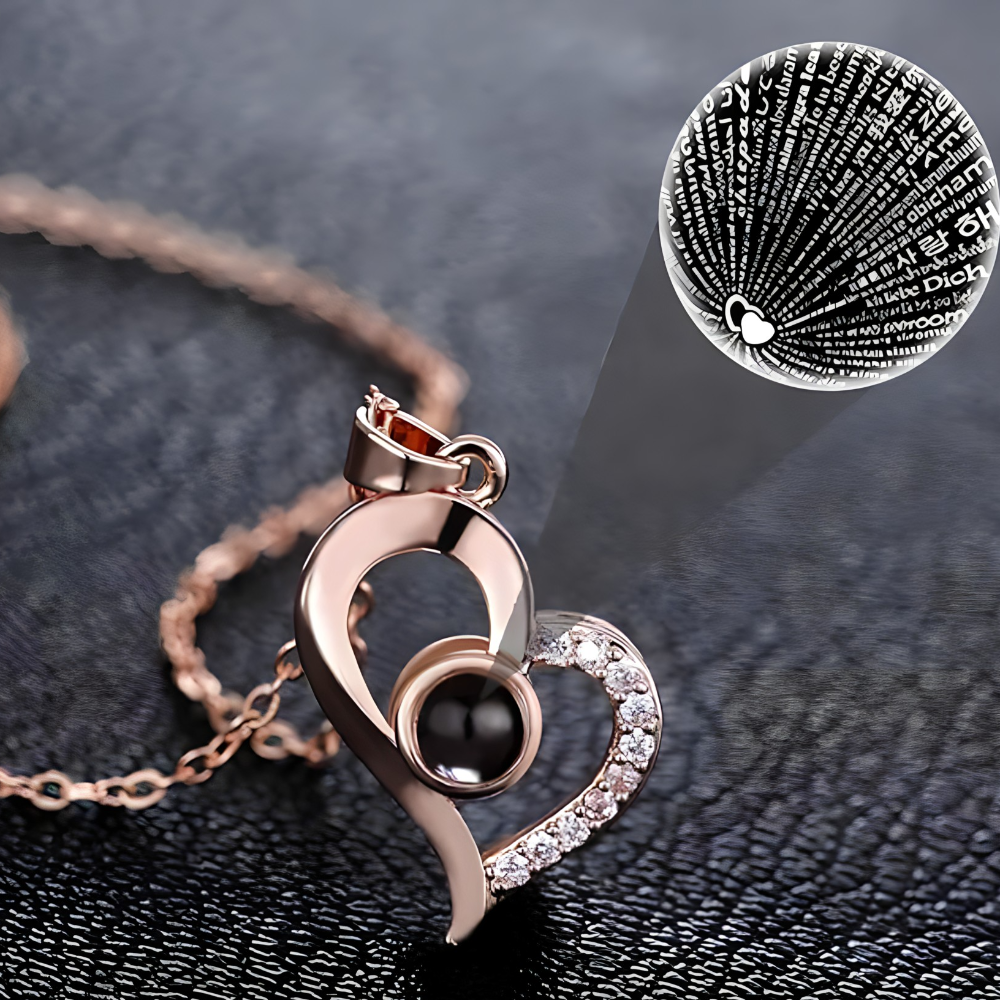 Ogrlica Volim te na 100 jezika - rs-mangoshop.com