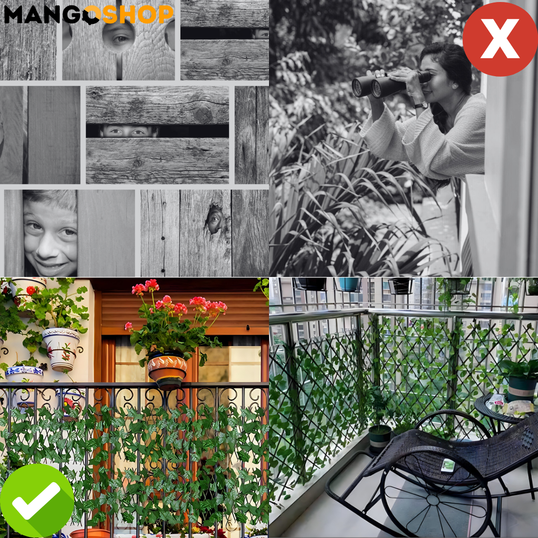 Prosiriva dekorativna bastenska ograda od lisca - za terasu i vrt - rs-mangoshop.com