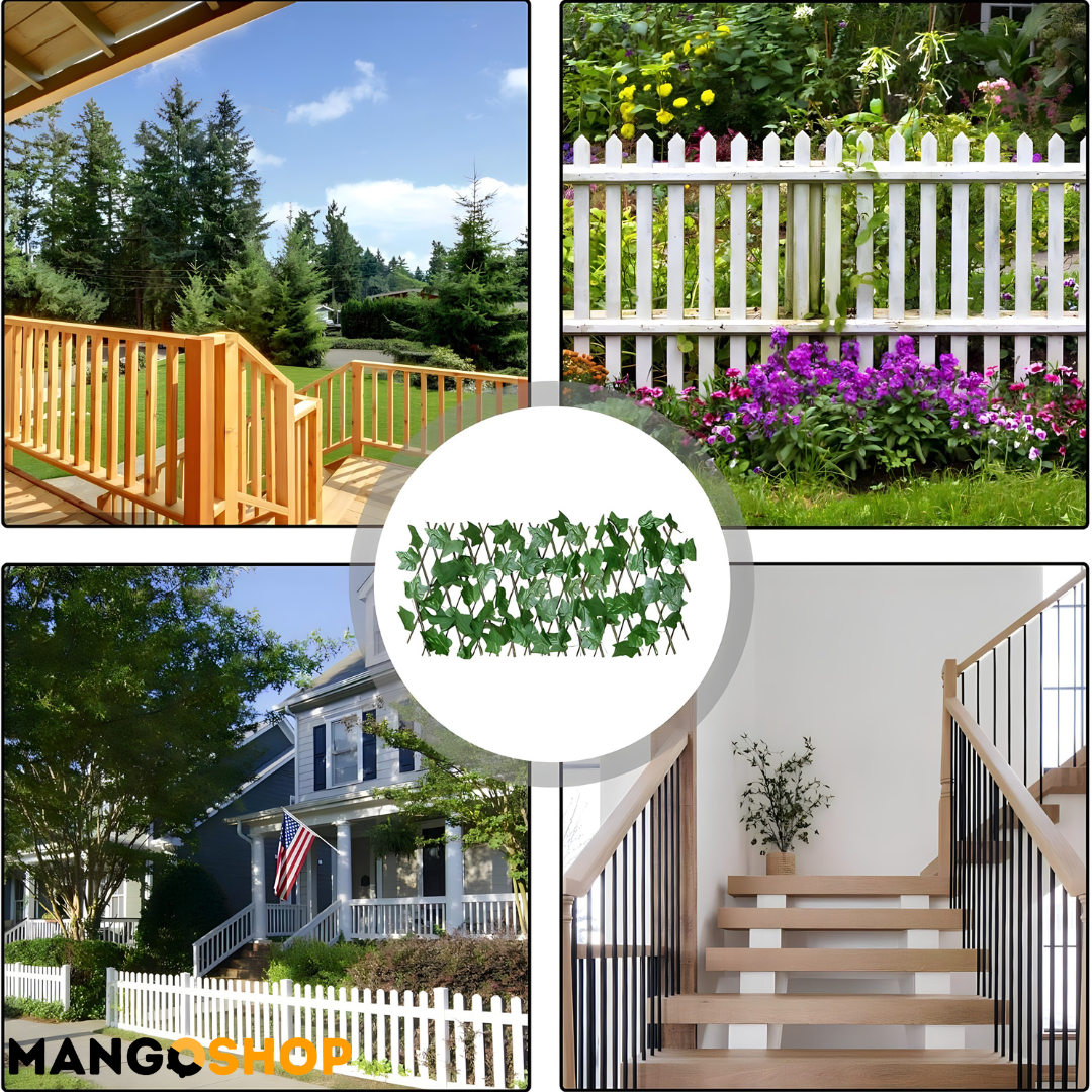 Prosiriva dekorativna bastenska ograda od lisca - za terasu i vrt - rs-mangoshop.com