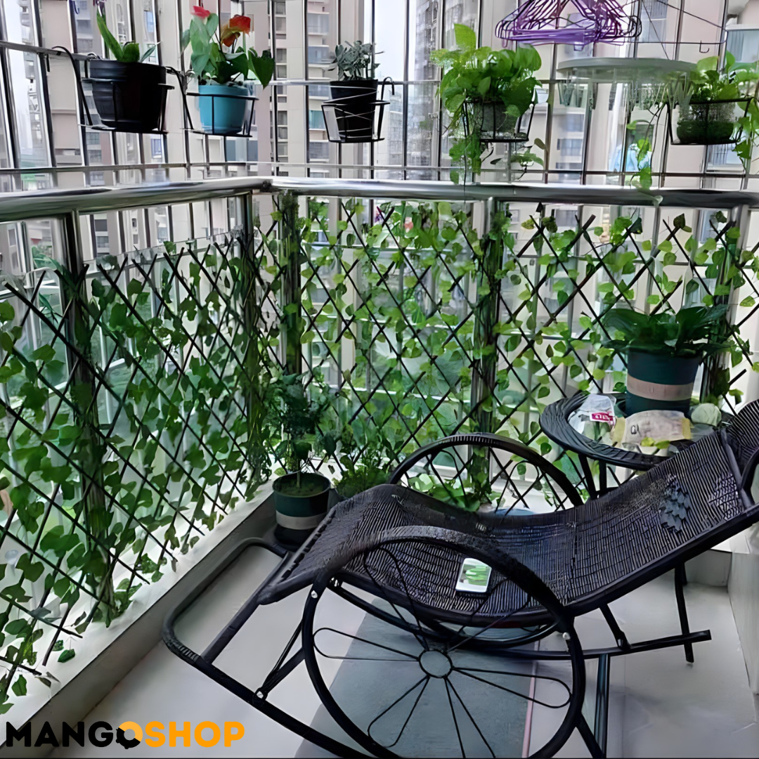 Prosiriva dekorativna bastenska ograda od lisca - za terasu i vrt - rs-mangoshop.com