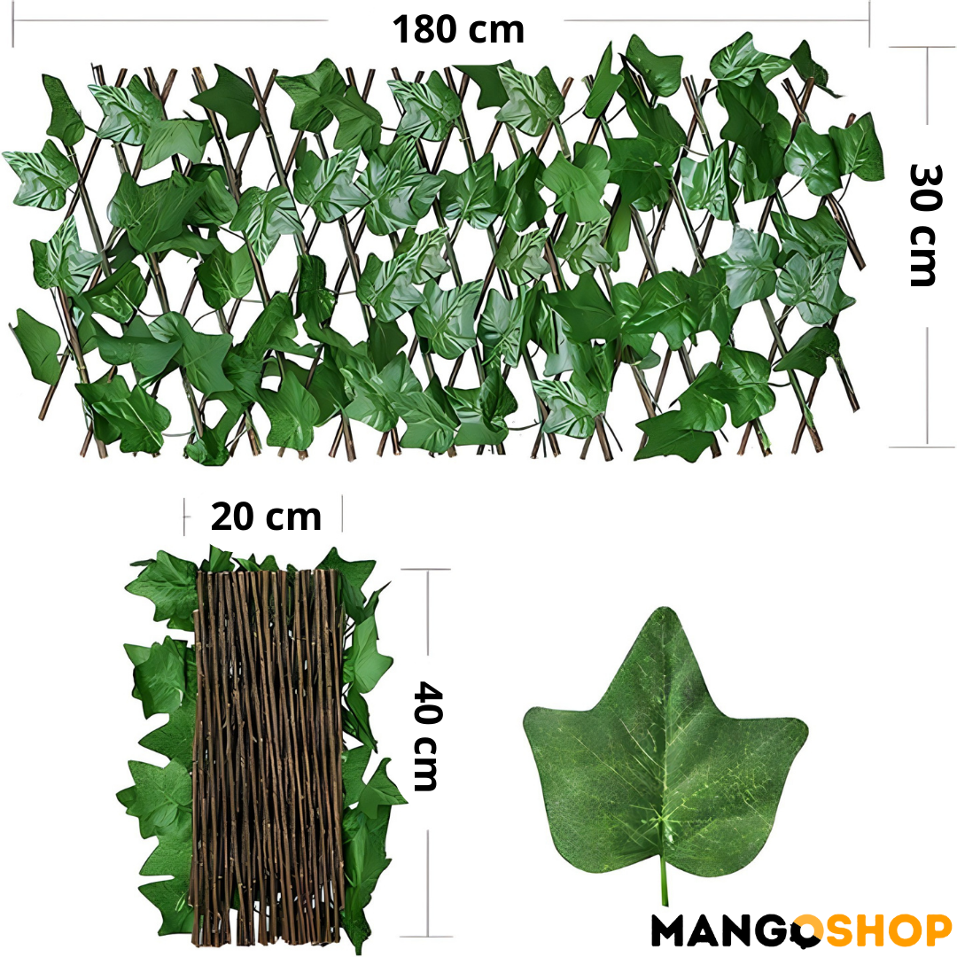 Prosiriva dekorativna bastenska ograda od lisca - za terasu i vrt - rs-mangoshop.com