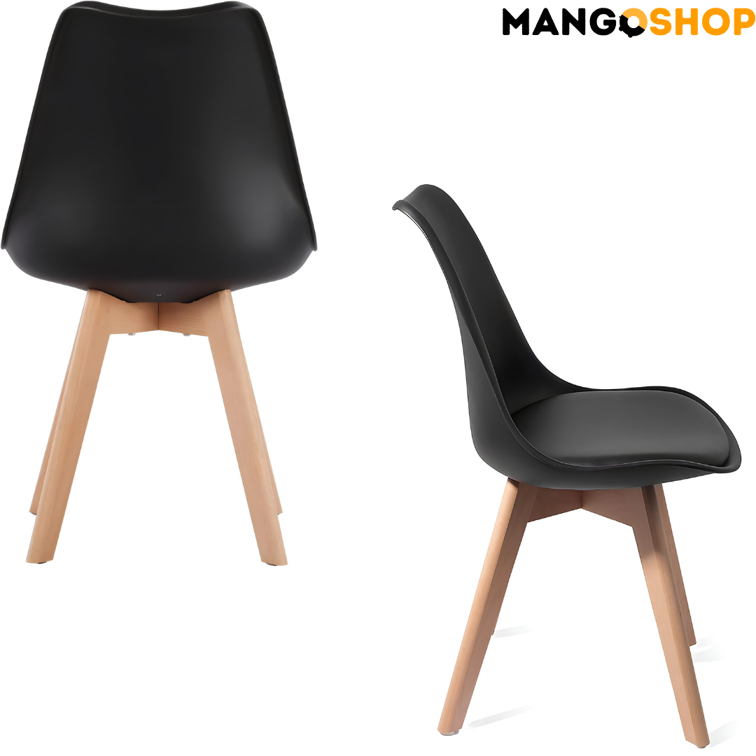Retro stolica sa drvenim nogama - rs-mangoshop.com