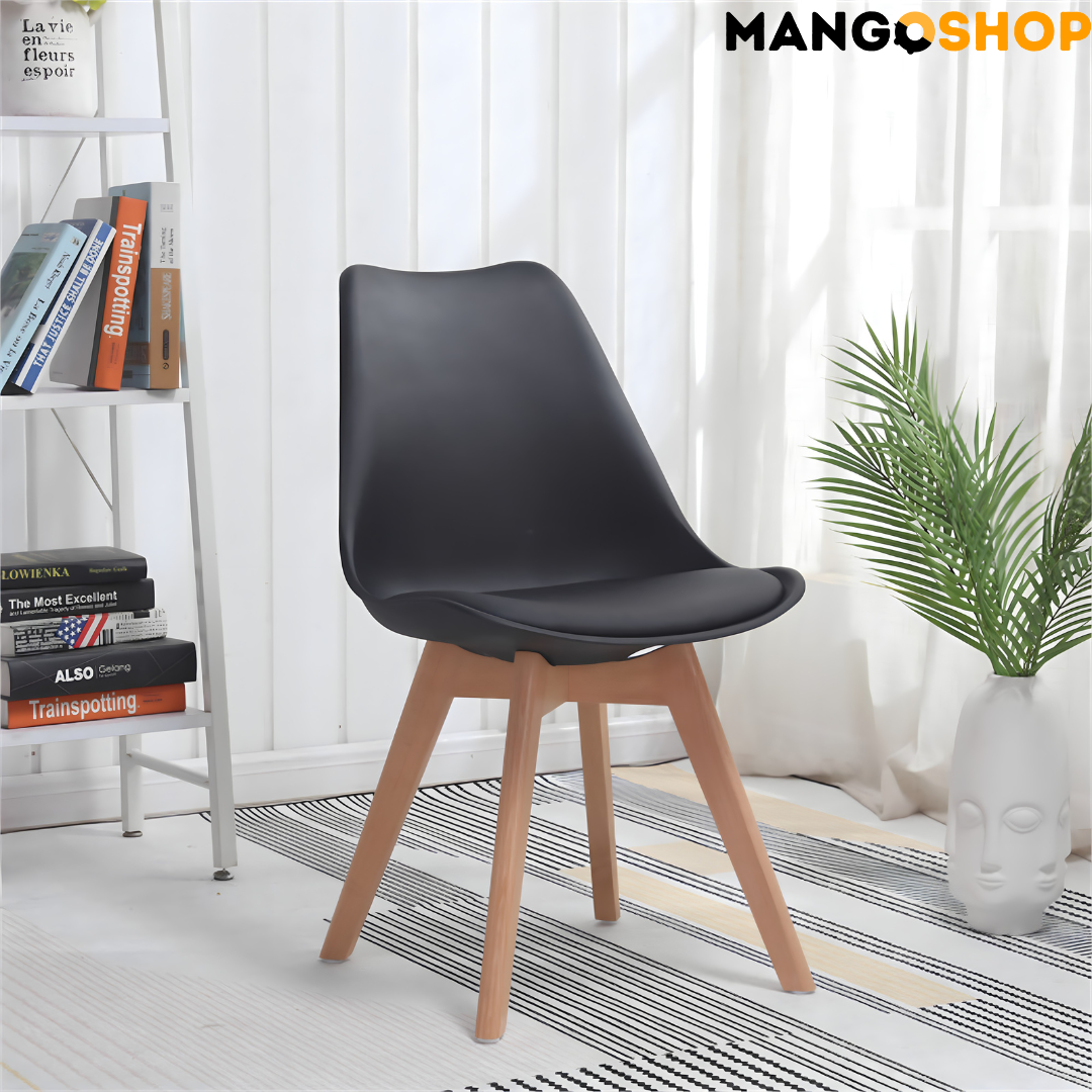 Retro stolica sa drvenim nogama - rs-mangoshop.com