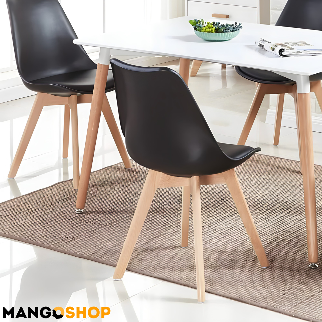 Retro stolica sa drvenim nogama - rs-mangoshop.com