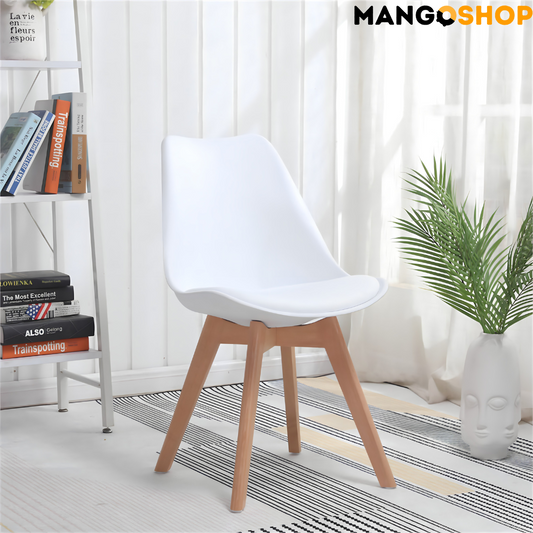 Retro stolica sa drvenim nogama - rs-mangoshop.com