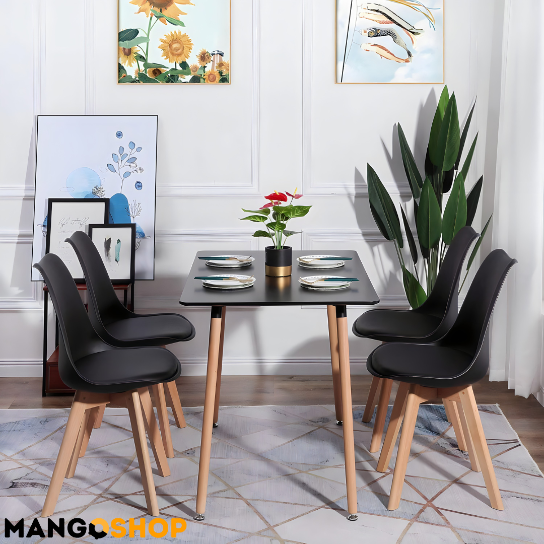Retro stolica sa drvenim nogama - rs-mangoshop.com