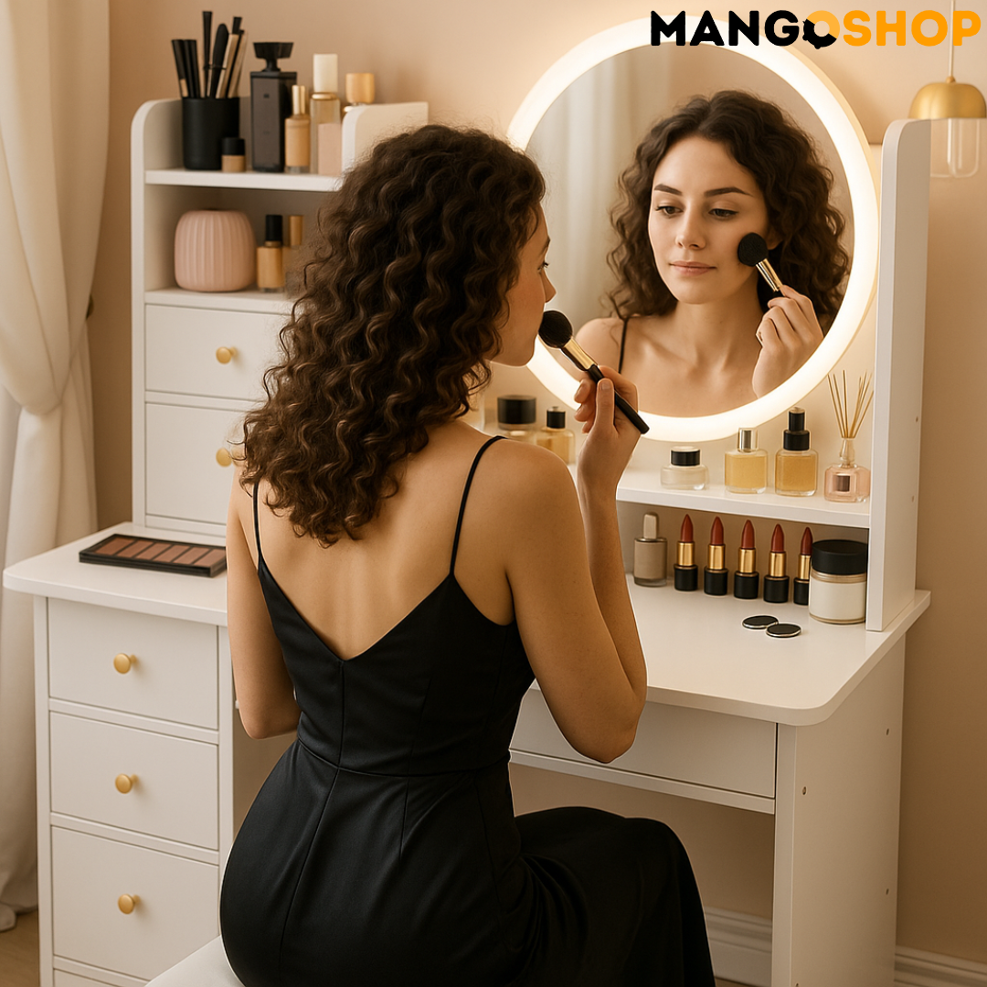 Stocic za sminkanje sa ogledalom - rs-mangoshop.com