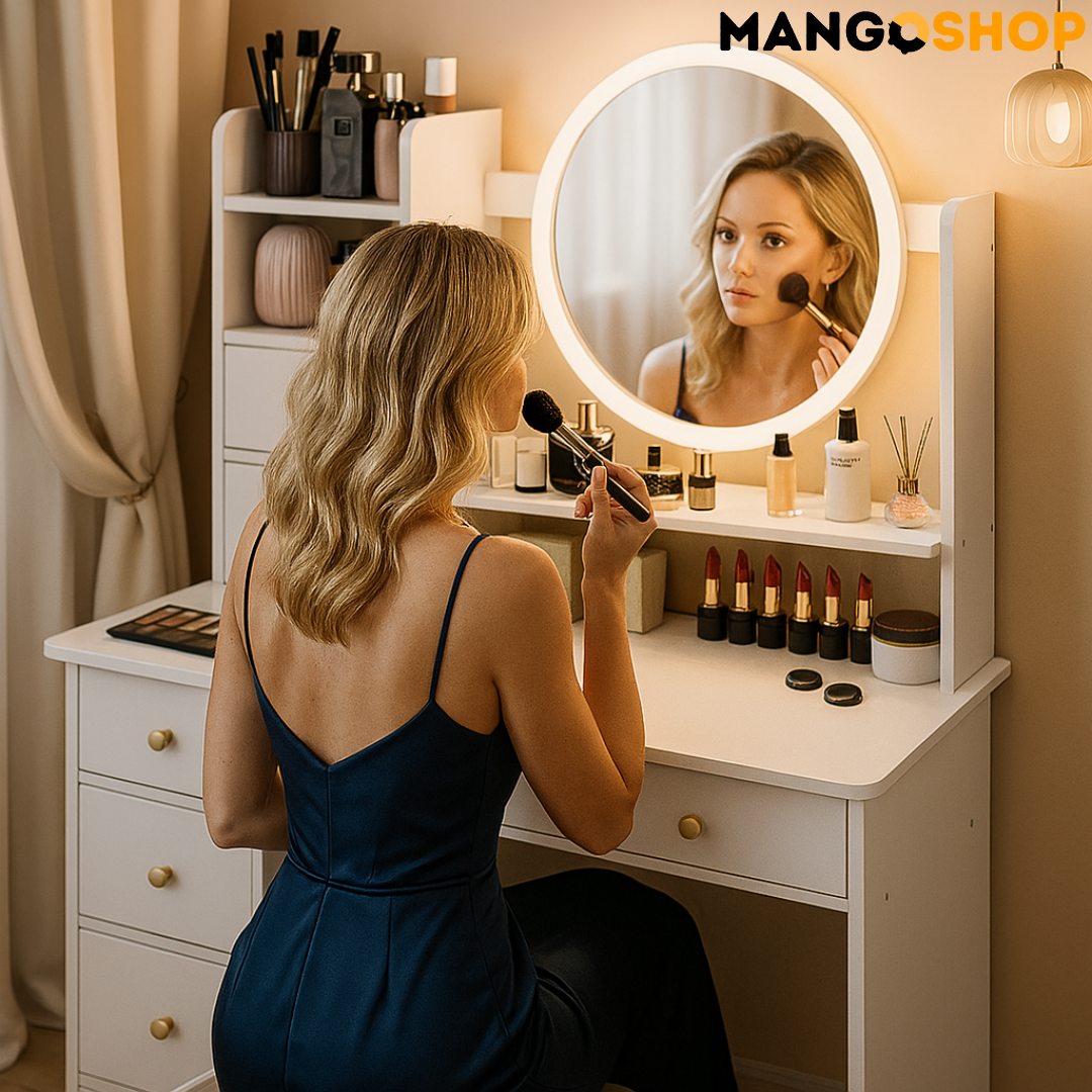 Stocic za sminkanje sa ogledalom - rs-mangoshop.com