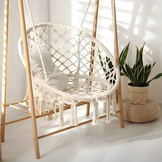 Kako urediti kutak za opuštanje u malom stanu - 7 ideja sa ljuljaškom (+slike)