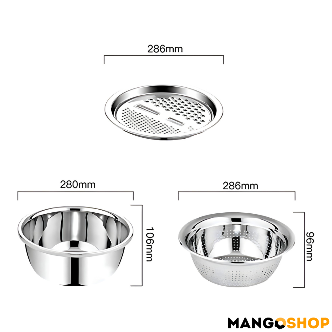 3u1 Cinija, cediljka i rende - rs-mangoshop.com