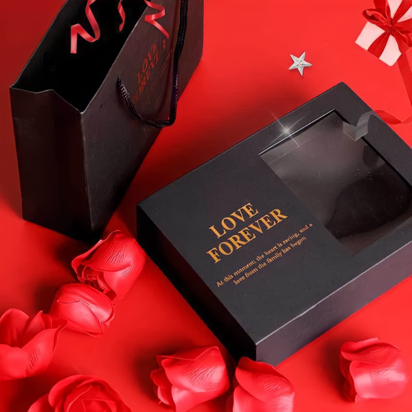 Poklon kutija sa ružama i ogrlicom ljubavi - savršen poklon za dan zaljubljenih