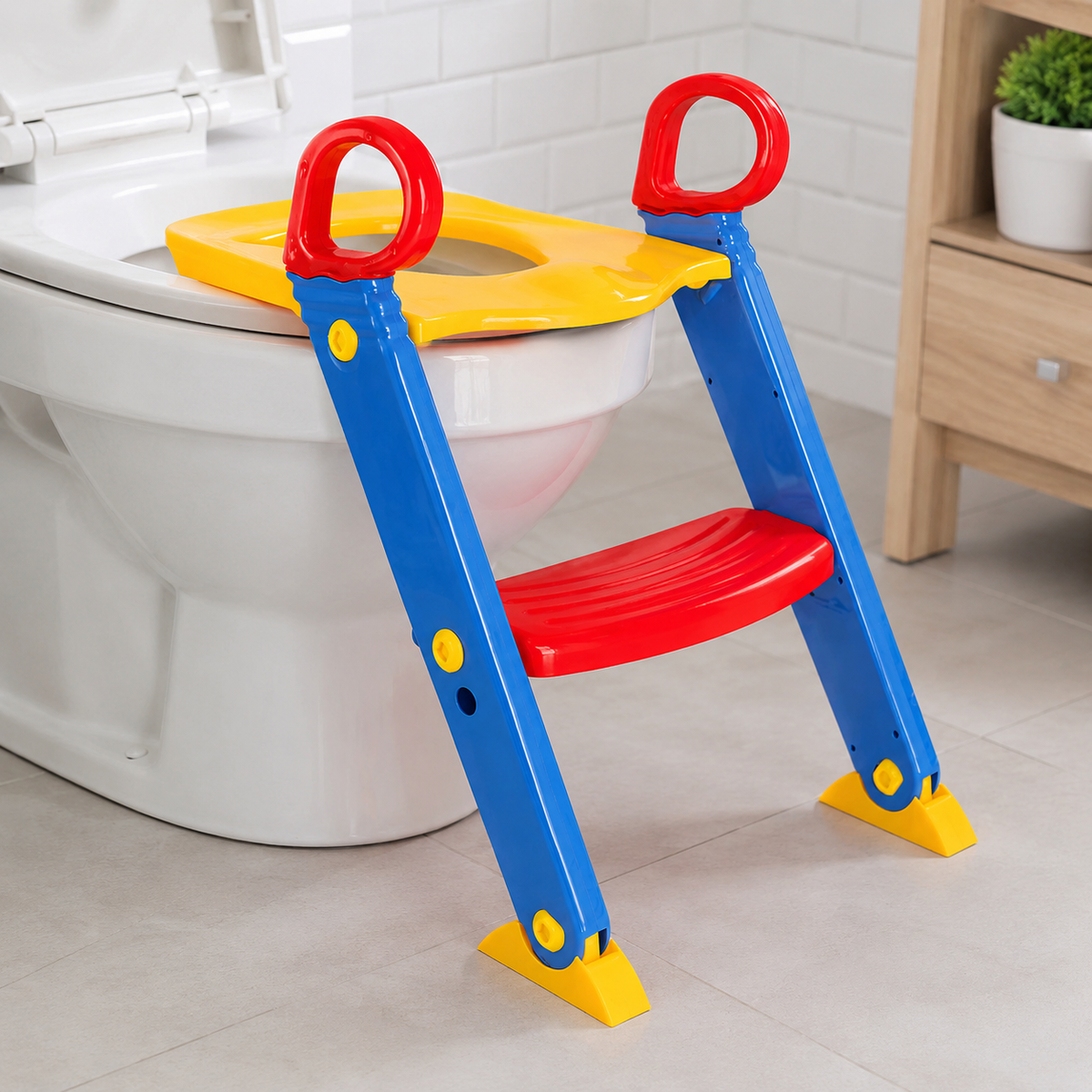 Dečiji adapter za wc šolju sa stepenikom
