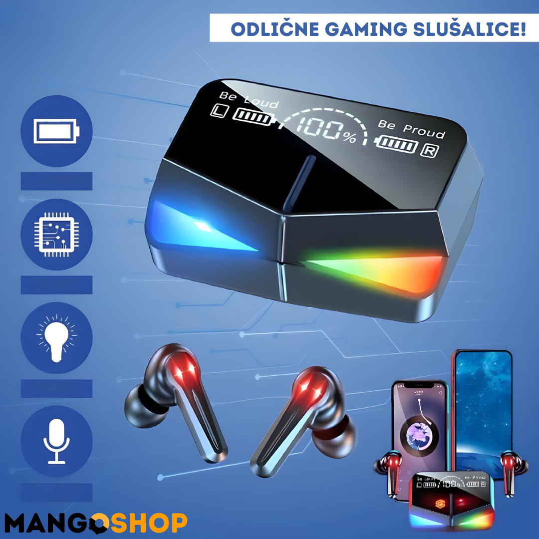 BASSBUDS M28 bluetooth slusalice - rs-mangoshop.com