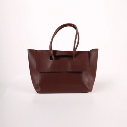 Braon sofisticirana torba na preklop KA015 - rs-mangoshop.com