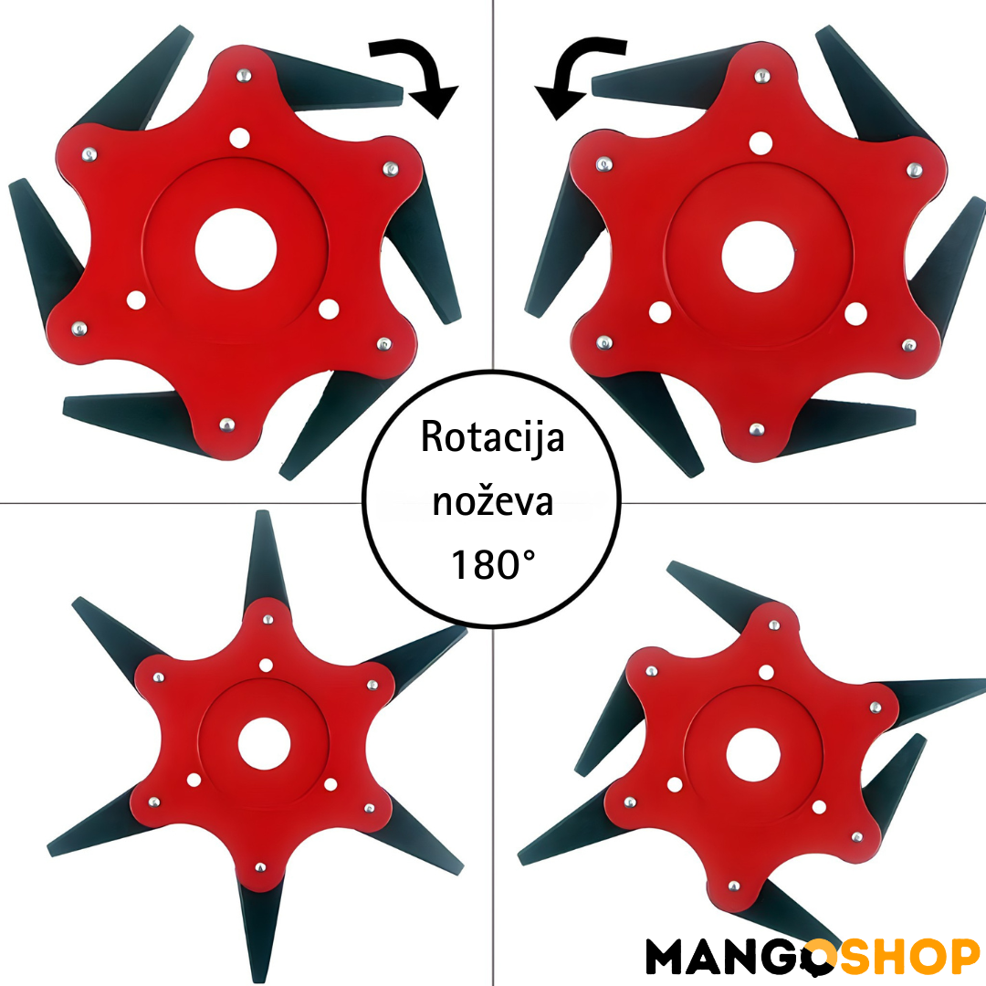 Celicni nastavak za trimer sa 6 ostrica - rs.mangoshop.com