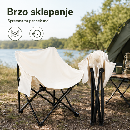 Sklopiva kamp stolica 1+1 GRATIS