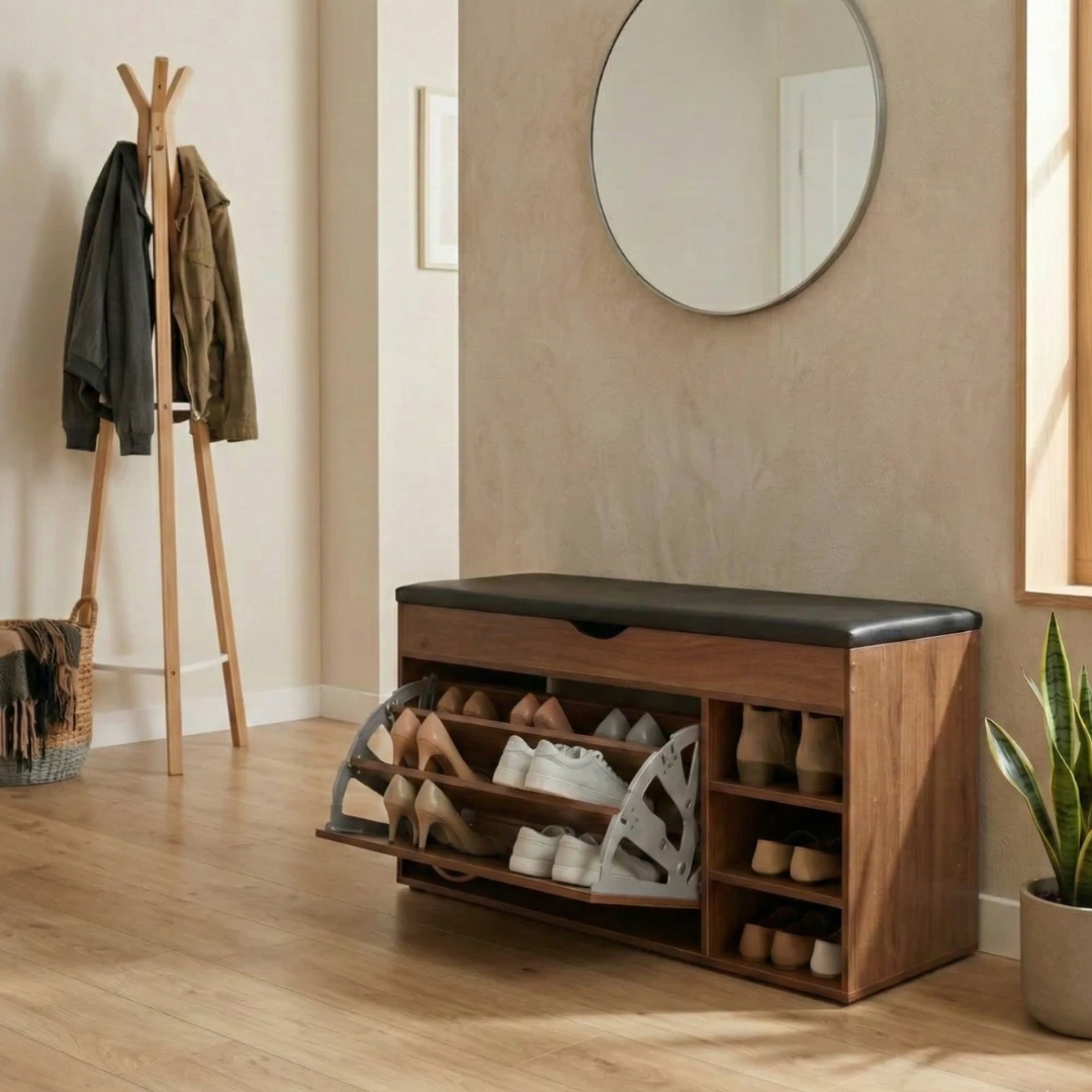 Cipelarnik sa tapaciranim sedištem - rs-mangoshop.com