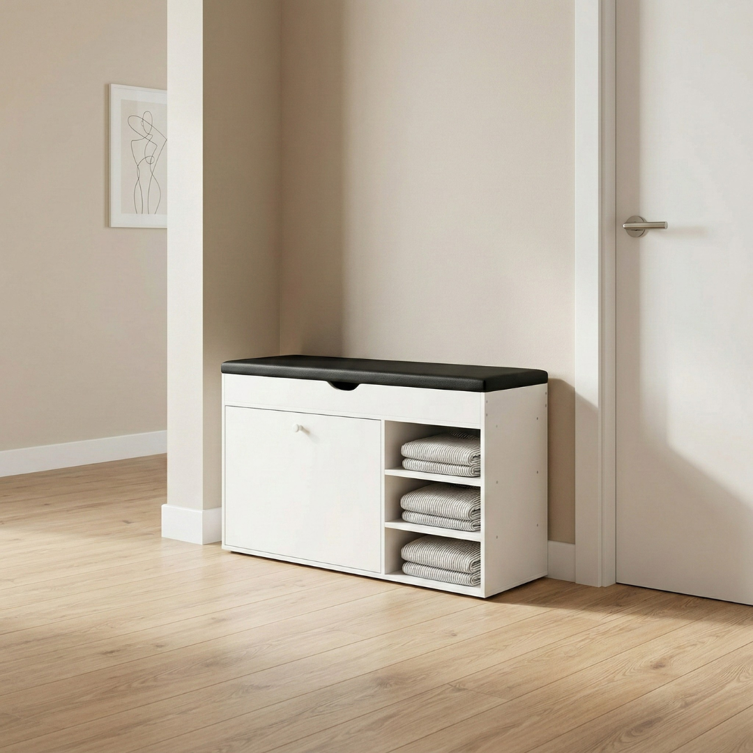 Cipelarnik sa tapaciranim sedištem - rs-mangoshop.com