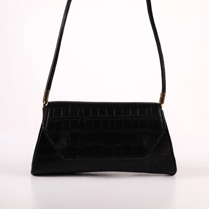 Crna reljefna torbica KA044 - rs-mangoshop.com