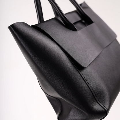 Crna sofisticirana torba na preklop KA014 - rs-mangoshop.com