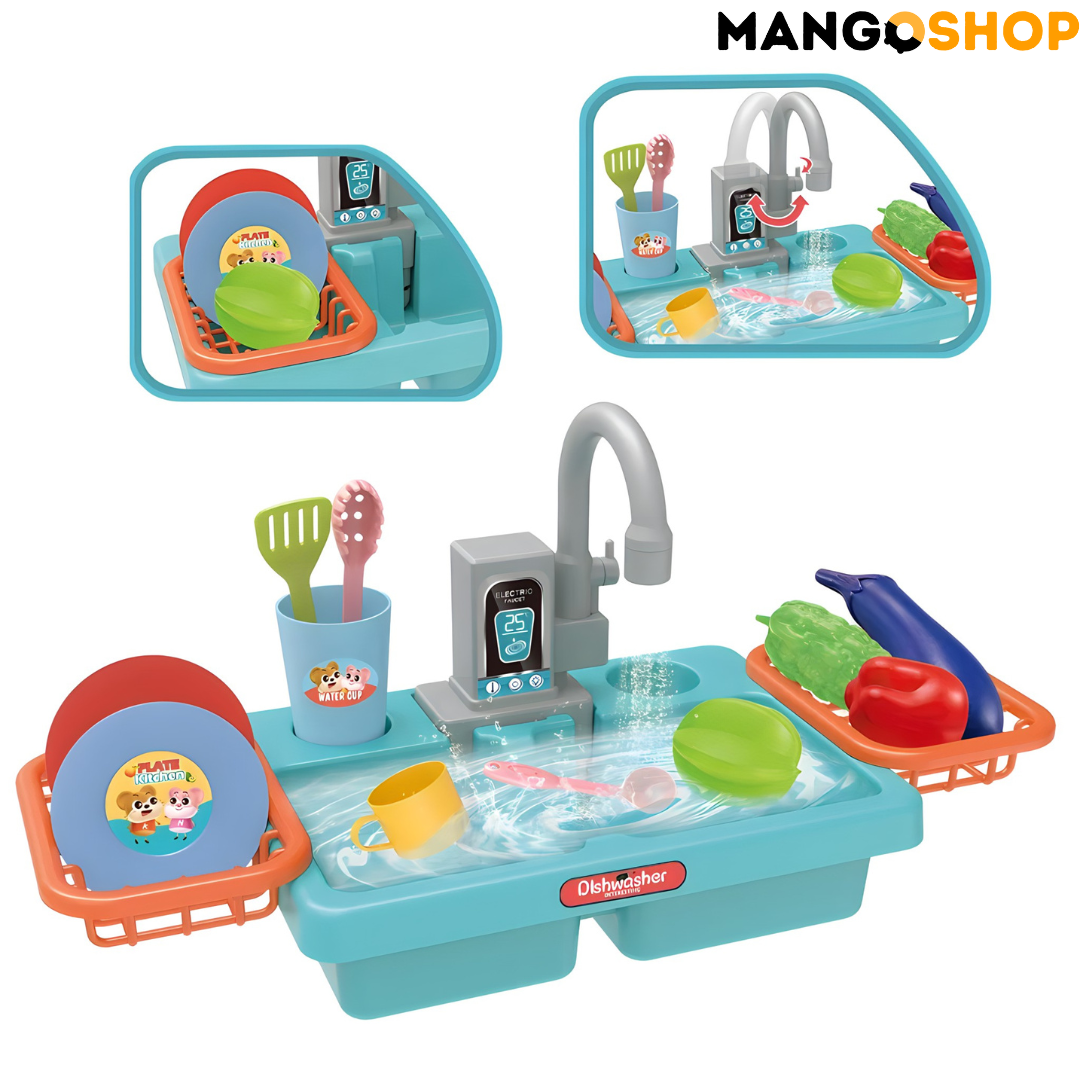 Decija sudopera na baterije sa toplom vodom - rs-mangoshop.com