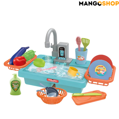 Decija sudopera na baterije sa toplom vodom - rs-mangoshop.com