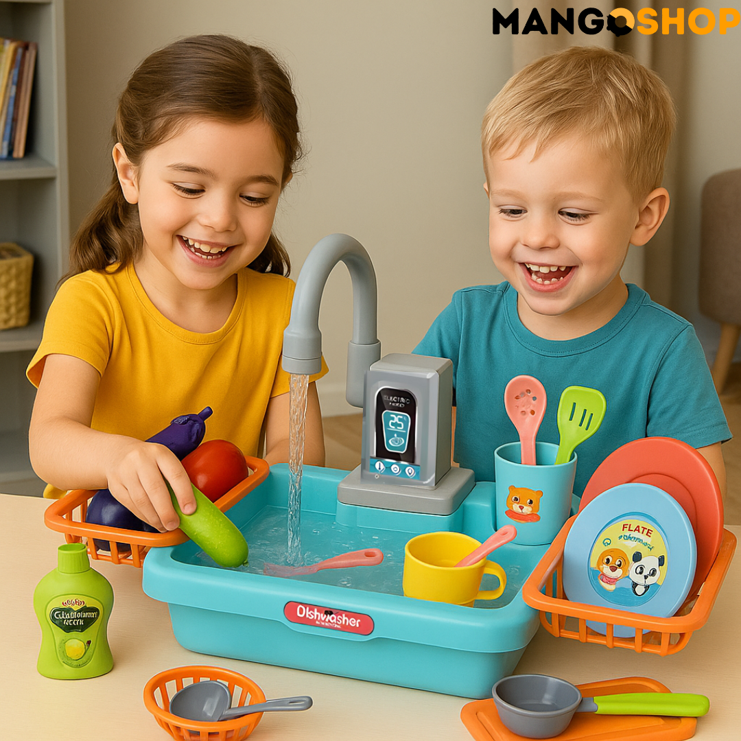 Decija sudopera na baterije sa toplom vodom - rs-mangoshop.com