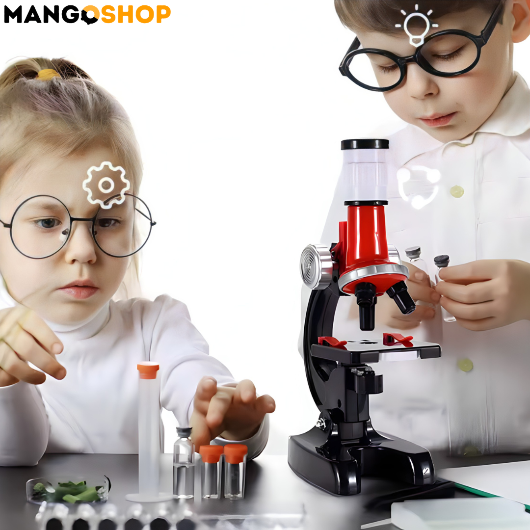 Deciji mikroskop - kompletan set - rs-mangoshop.com