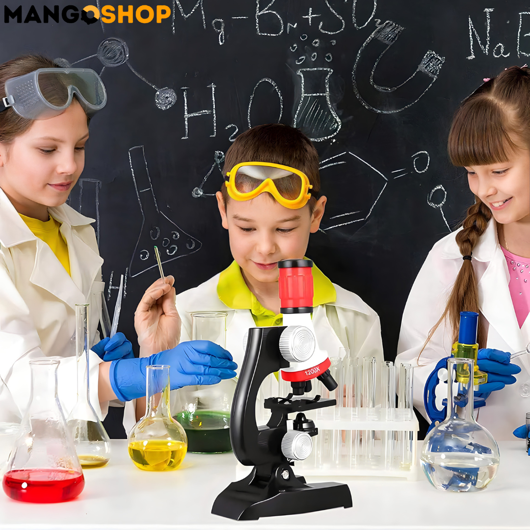 Deciji mikroskop - kompletan set - rs-mangoshop.com