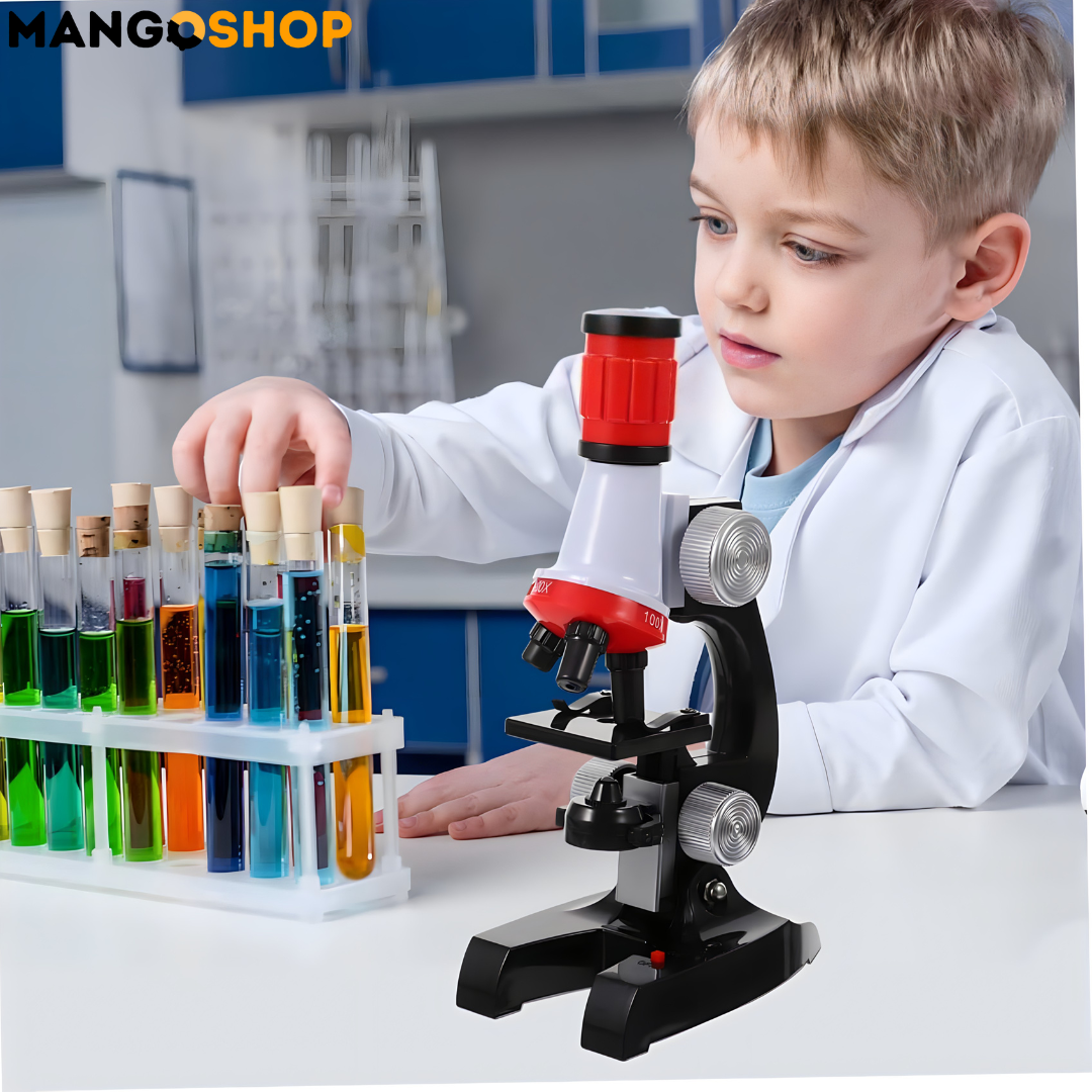 Deciji mikroskop - kompletan set - rs-mangoshop.com