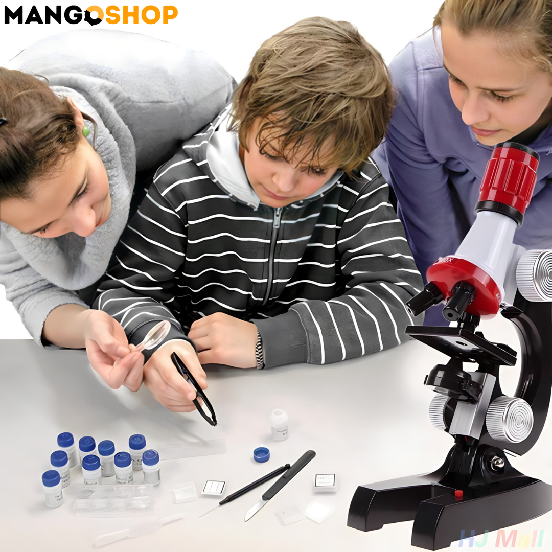 Deciji mikroskop - kompletan set - rs-mangoshop.com
