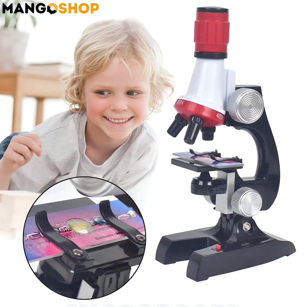 Deciji mikroskop - kompletan set - rs-mangoshop.com