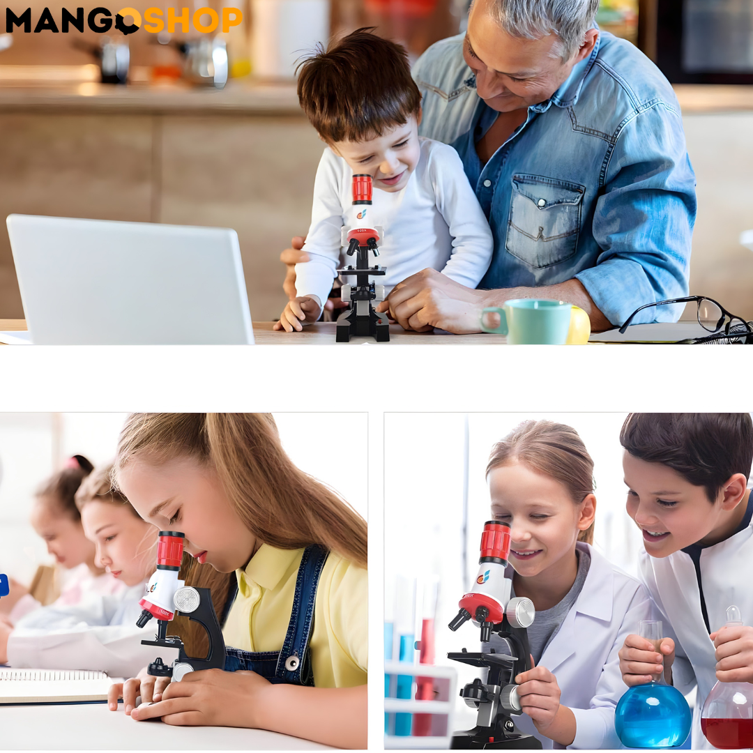 Deciji mikroskop - kompletan set - rs-mangoshop.com
