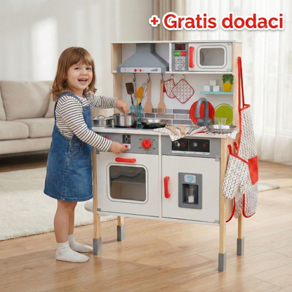 Drvena decija kuhinja - rs-mangoshop.com