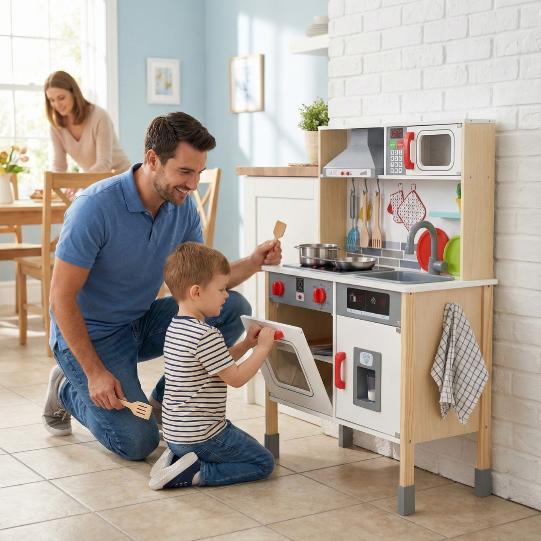 Drvena decija kuhinja - rs-mangoshop.com