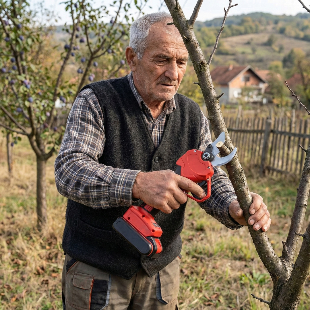 Električne makaze za orezivanje voca 21v + dve baterije