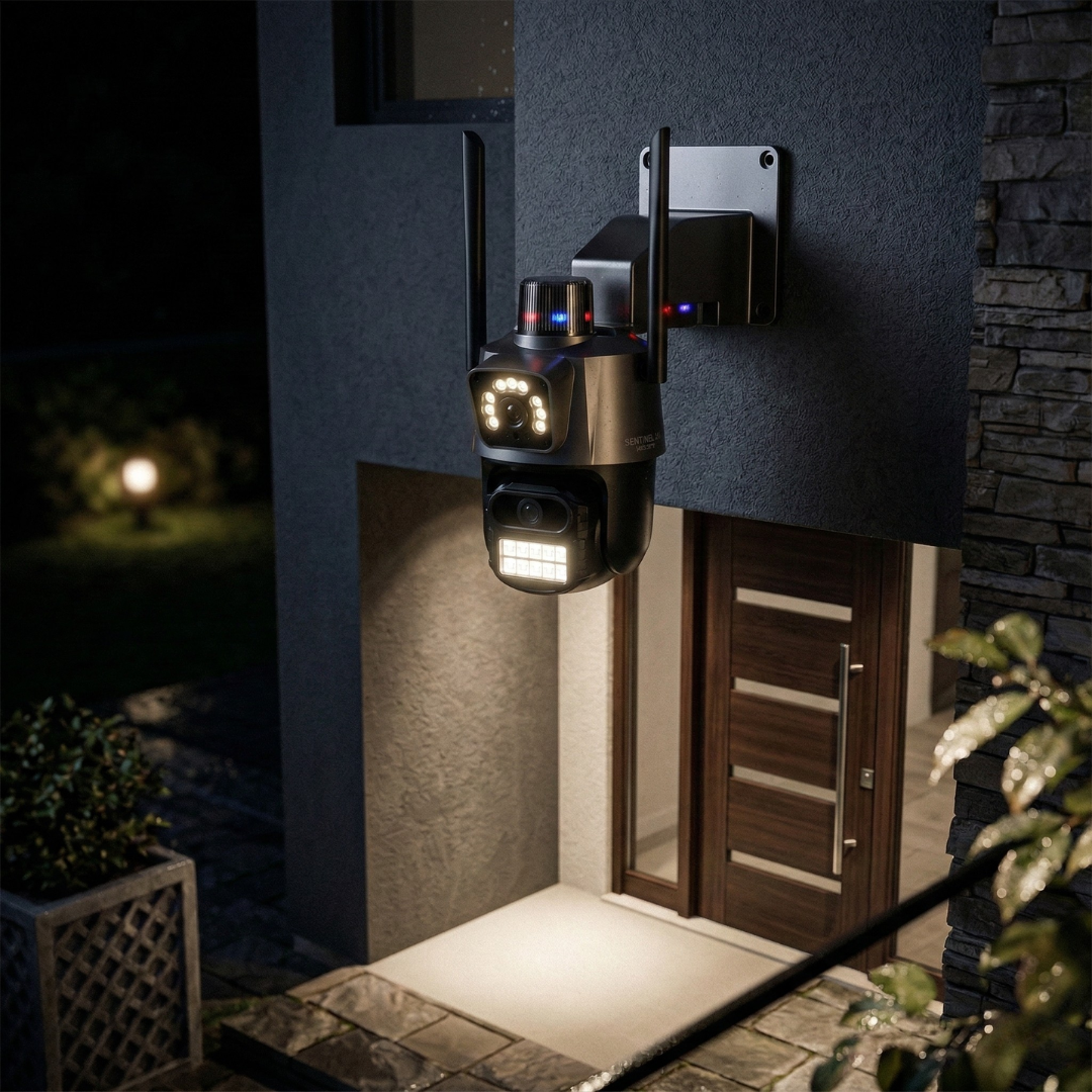 Ip kamera PTZ kamera sa 2 sociva i sirenom 4k 8x zoom - rs-mangoshop.com
