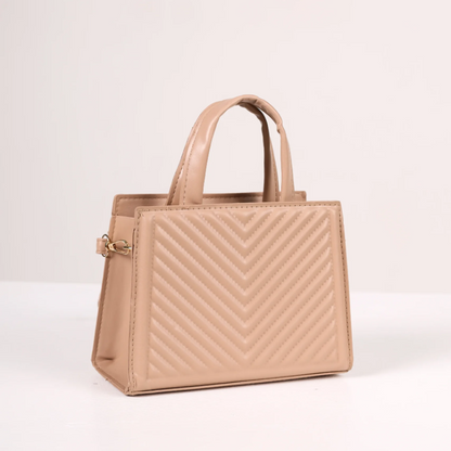 Krem kockasta torbica KA027 - rs-mangoshop.com