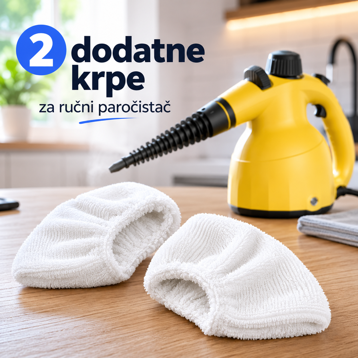 2 Dodatne krpe za Ručni paročistač