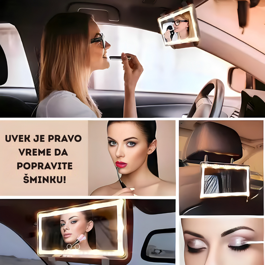 LED ogledalo za sminkanje u autu - rs-mangoshop.com