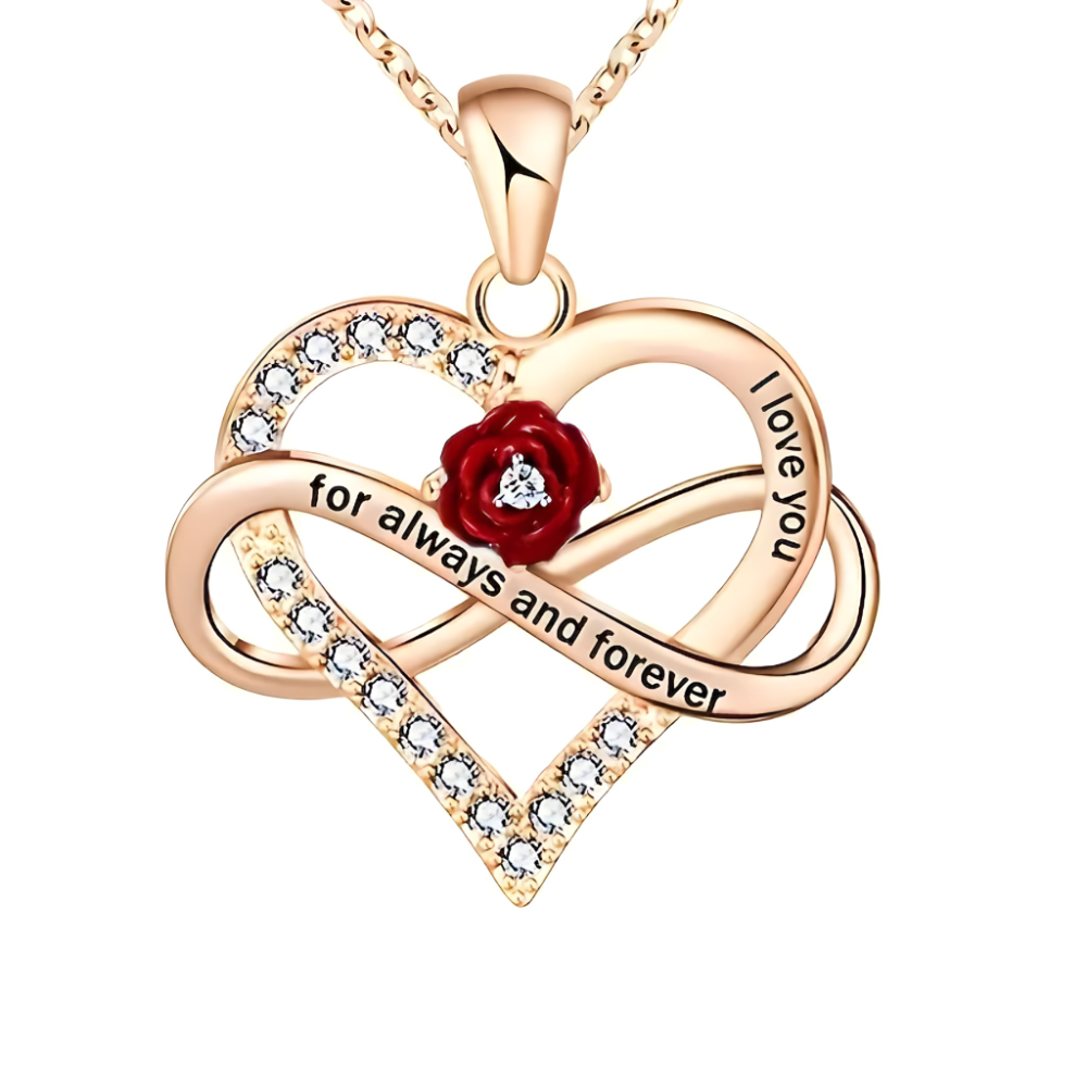 LUX poklon set – buket ruza, plisani medvedic i ogrlica - rs-mangoshop.com 