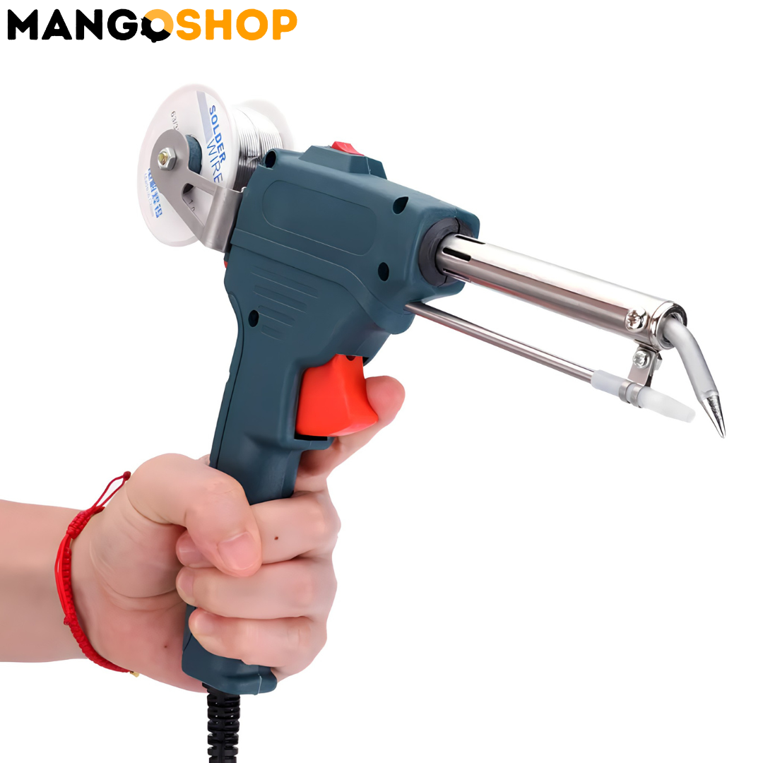 Lemilica – Pistolj za lemljenje sa automatskim dodavanjem kalaja (60W) - rs-mangoshop.com