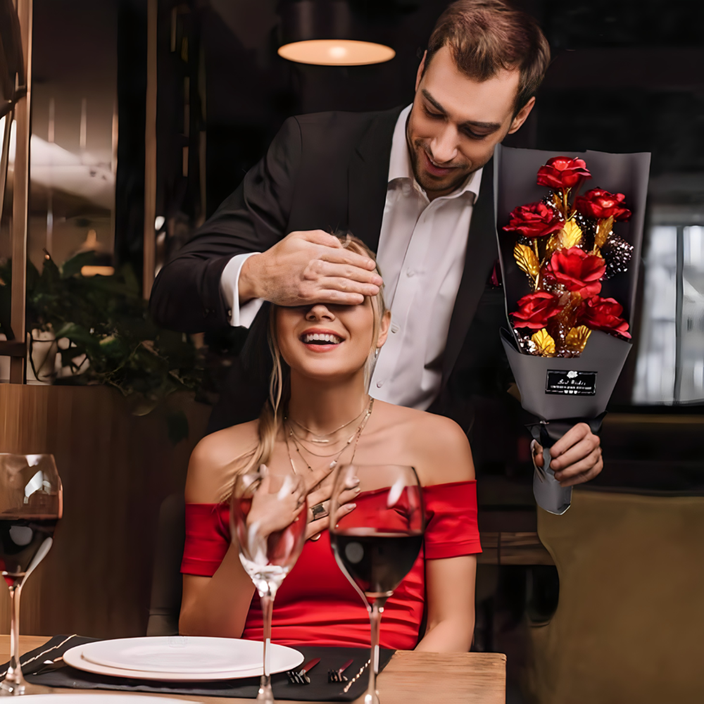 Luksuzni buket zlatnih ruza - rs-mangoshop.com