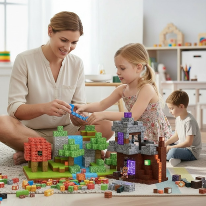 Magnetne kocke u Minecraft stilu